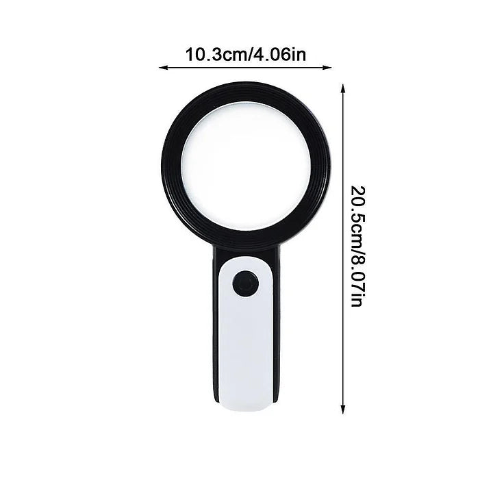 30x Handheld Loupe voor Senioren - ZoomXpert