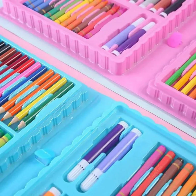 6-in-1 Creatieset met dubbele ezel – Tekentrommel voor kinderen vanaf 5 jaar