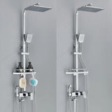 Doucheset - AquaFlow - Luxe Regen Douche - Messing Mengkraan