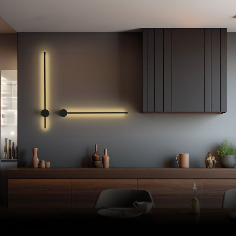 Dimbare Wandlamp | Afstandsbediening | Luxe Aluminium