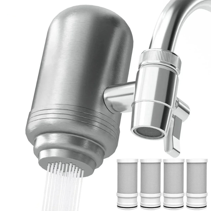 CleanFlow - Luxe RVS Waterfilter voor Kristalhelder Drinkwater