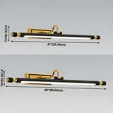 Luxueuze Zwart-Gouden Spiegellamp – LumoGold