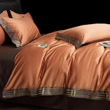 Luxe Satijnen Dekbedovertrek 4-delig Set - OpulenceSleep