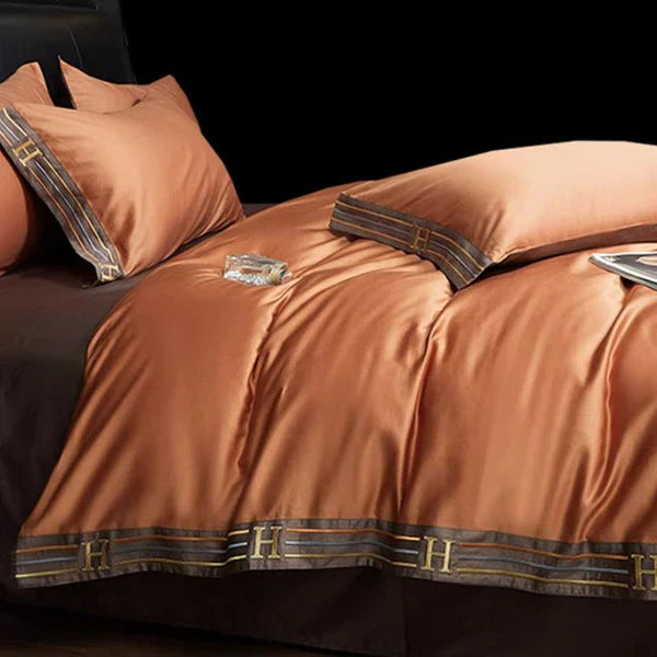 Luxe Satijnen Dekbedovertrek 4-delig Set - OpulenceSleep
