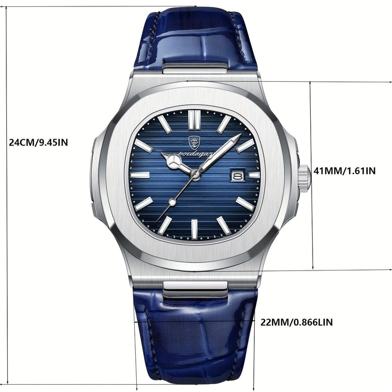 Elegante en Robuuste Herenhorloge - ValorLuxe
