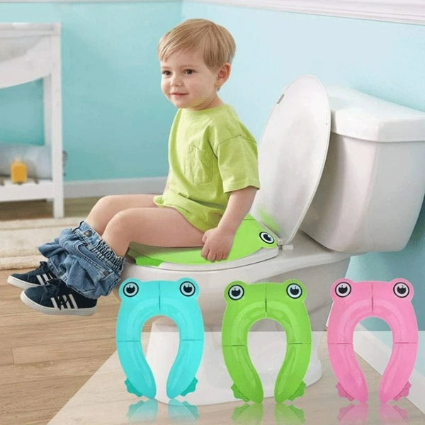 Froggie Kinder Toilet Trainer – Opvouwbare Potty Seat voor Onderweg