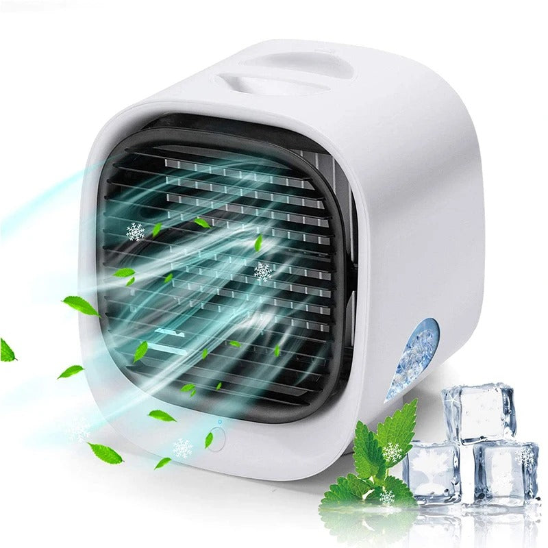 Compacte Airconditioner | 2-in-1 Luchtkoeler en Luchtbevochtiger voor Thuis of op Kantoor