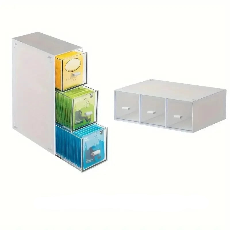 Thee- en Keuken Organizer met Lade - Livvy