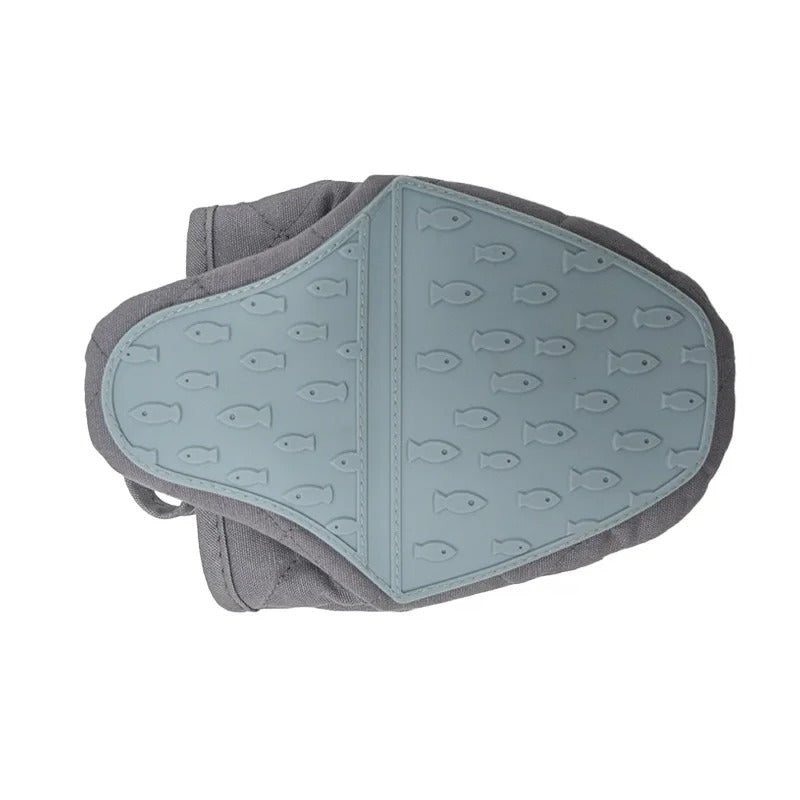 Siliconen ovenwant in visvorm & multifunctioneel keukengerei - Finley