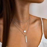 Gelaagde Drievoudige Ketting - Elise
