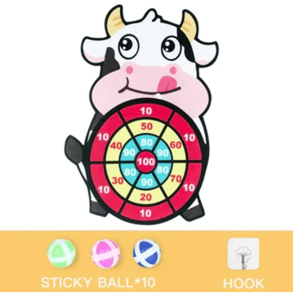 Dierenvrienden Sticky Dartbord - Veilig Plezier voor Kinderen