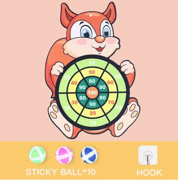 Dierenvrienden Sticky Dartbord - Veilig Plezier voor Kinderen