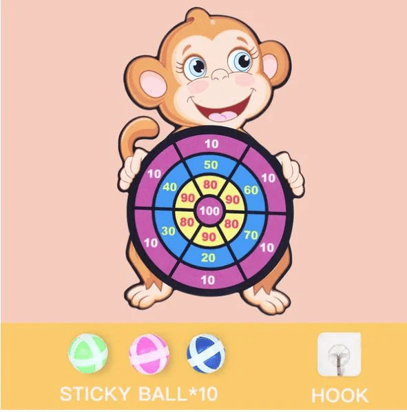 Dierenvrienden Sticky Dartbord - Veilig Plezier voor Kinderen