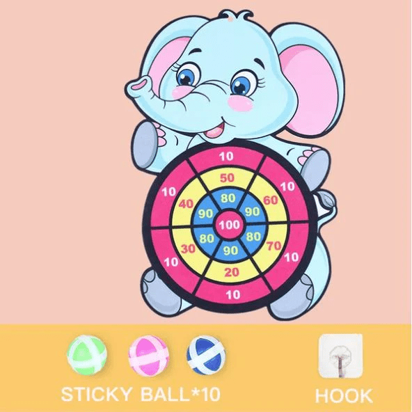 Dierenvrienden Sticky Dartbord - Veilig Plezier voor Kinderen