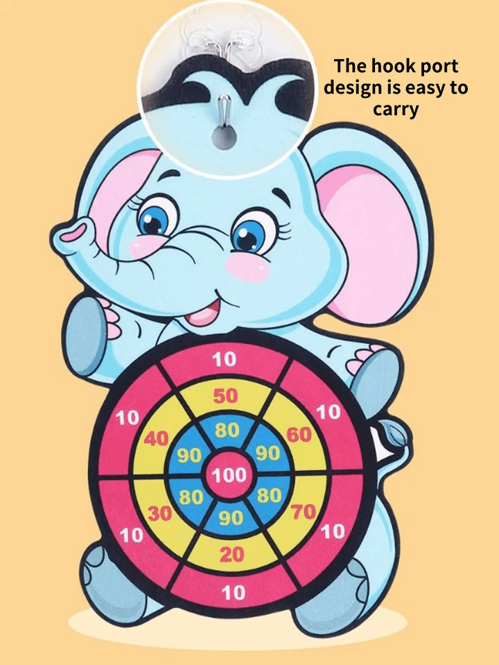 Dierenvrienden Sticky Dartbord - Veilig Plezier voor Kinderen