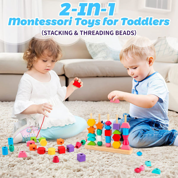 Creatieve Stapelementen Set - Montessori Speelgoed