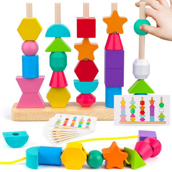 Creatieve Stapelementen Set - Montessori Speelgoed