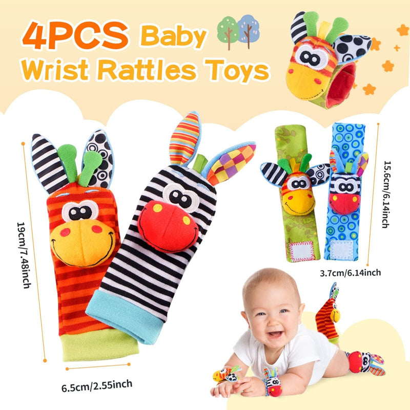 Baby Rammelsokjes Set - Zacht en Muzikaal