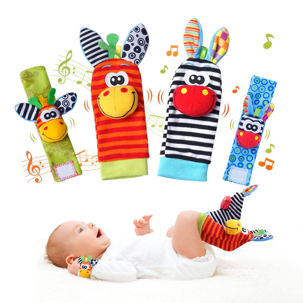 Baby Rammelsokjes Set - Zacht en Muzikaal
