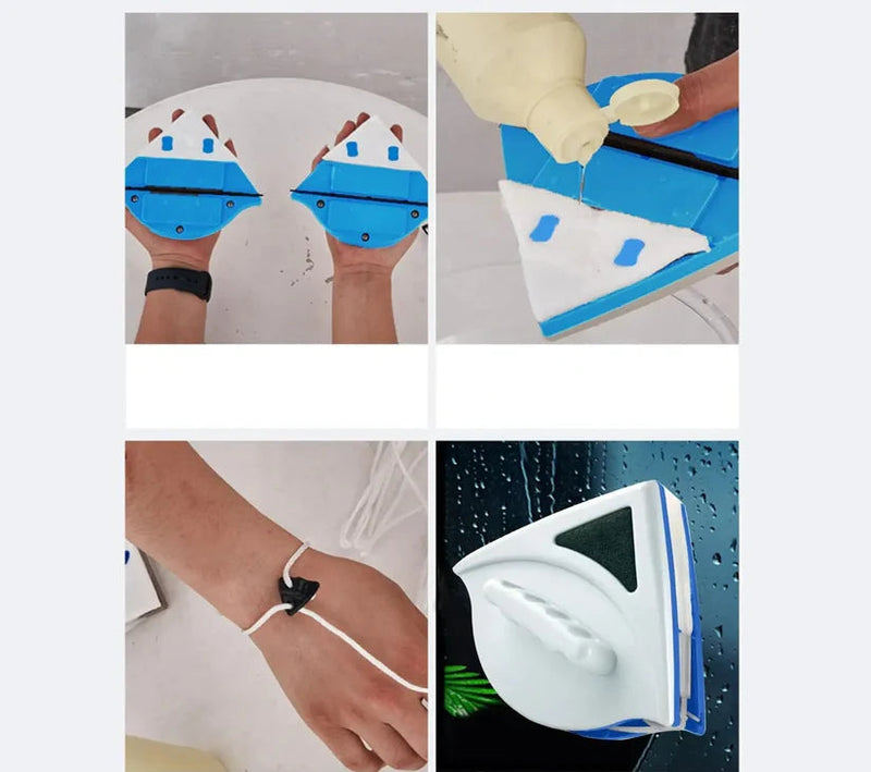 ClearMag Magnetische Raamreiniger – Innovatief en Veilig voor Streeploze Ramen