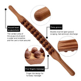 Houten Gua Sha Stick - Relaxa - Rug Schouder Massage - Vet Verbrand Tool