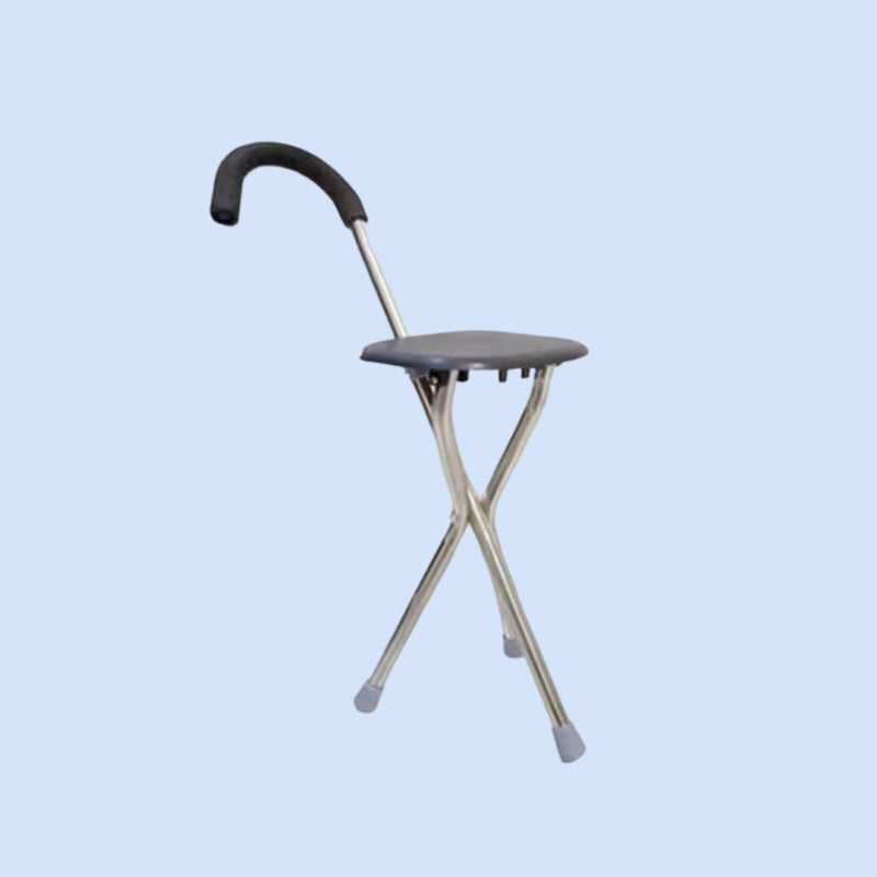 CrutchSeat - Opvouwbare kruk voor comfort - licht en draagbaar
