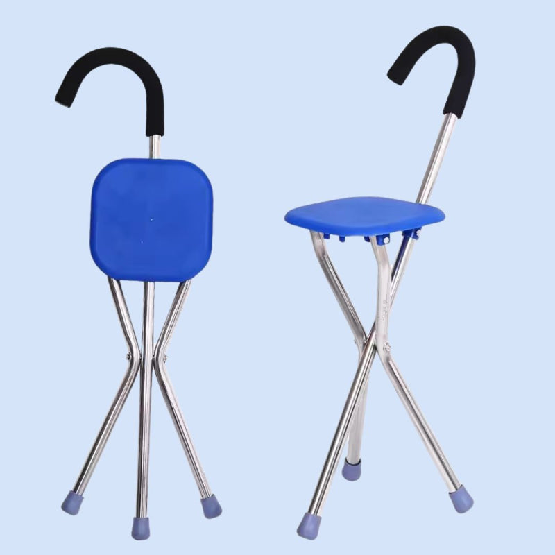 CrutchSeat - Opvouwbare kruk voor comfort - licht en draagbaar
