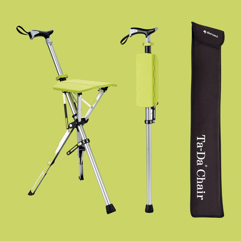 CrutchSeat - Opvouwbare kruk voor comfort - licht en draagbaar