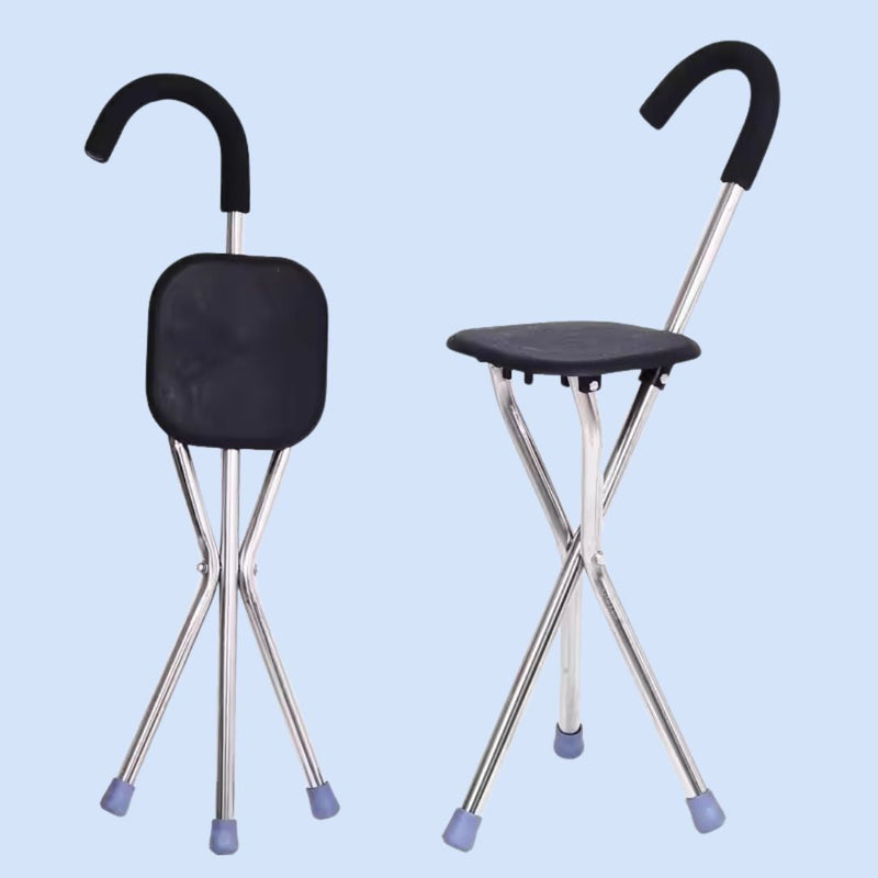 CrutchSeat - Opvouwbare kruk voor comfort - licht en draagbaar