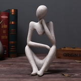 Abstrakte Sculptuur "De Denker" – Tijdloze Elegantie voor jouw Interieur