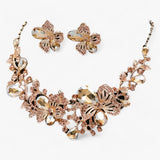Bruidsjuwelen-set met emaille bloemen – Fleur