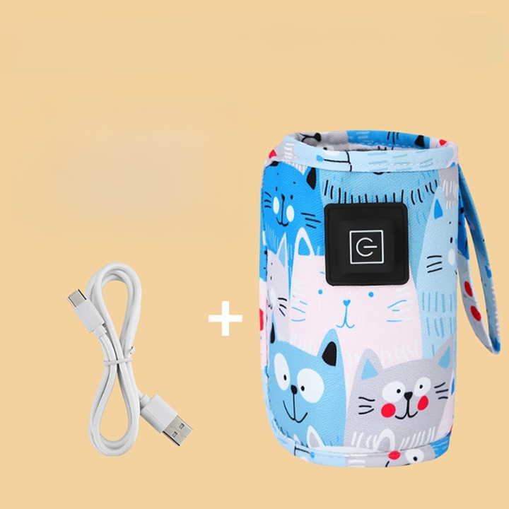Draagbare USB-Flessenwarmer – WarmEase