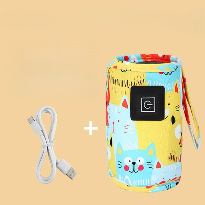 Draagbare USB-Flessenwarmer – WarmEase