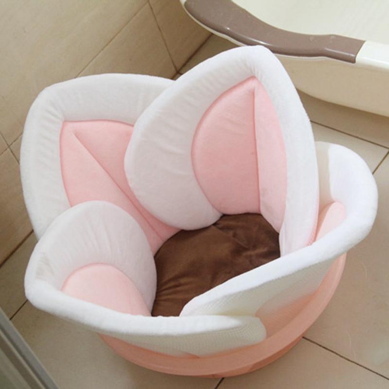 Zachte Bloemen-Babybad voor Wastafel of Reisgebruik – Knuffelbloem