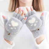 Purrfect Mitts | Elevate your winter look with plush sophistication!