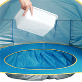 UV-beschermstrandtent met geïntegreerd baby-spaakbad – Schaduwplitsch