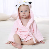 Badhanddoek met Kapuze en Diermotief