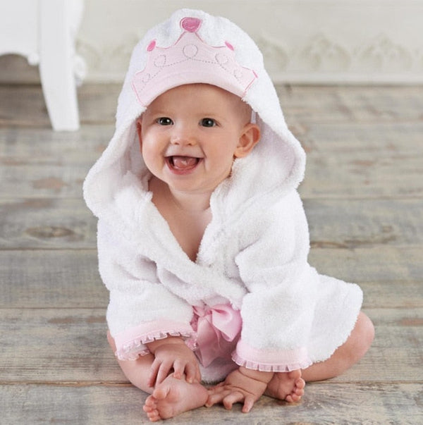 Badhanddoek met Kapuze en Diermotief