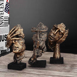 Abstract gouden sculptuur – Soren