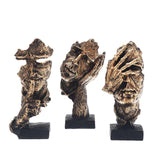Abstract gouden sculptuur – Soren