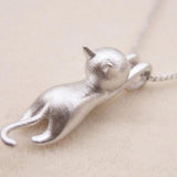 925 Sterling Zilver Speelse Kitty Hanger - Mia