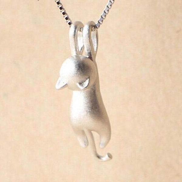 925 Sterling Zilver Speelse Kitty Hanger - Mia
