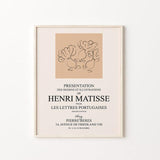Abstracte Henri Matisse Schilderij Canvasafdruk - Kunstwerk geïnspireerd door Matisse's Kenmerkende Stijl voor Moderne Interieurs