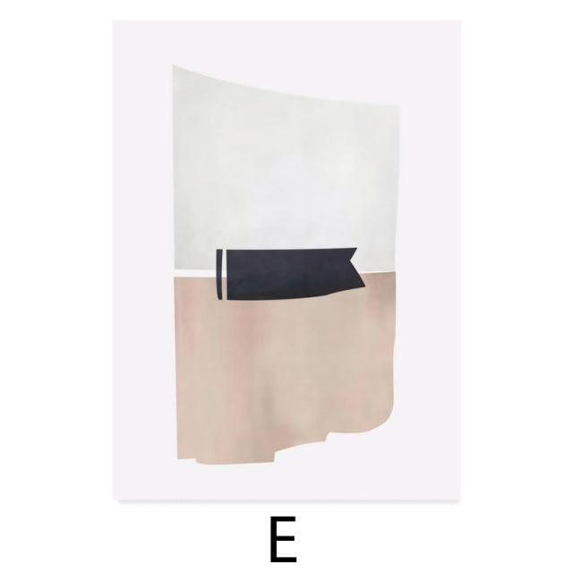 Boho Regenboog Canvas - Bohémien Abstracte Wandkunst