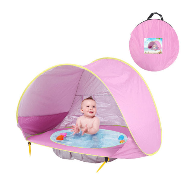 Babytent met UV-bescherming en Mini-Pool – SunShell