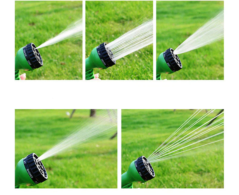 Afneembare tuinslang met sproeikop – FlexaFlow