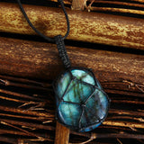 Drakenhart Labradoriet Ketting - Astrid