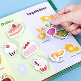 Interactief Peuter Leerboek met Klittenband Oefeningen en Opbergtas