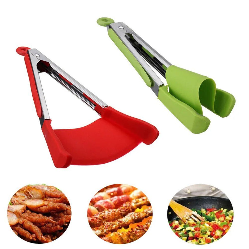 TurnMaster | Verbeter uw kookkunsten met de combinatie van een tang en een spatel!