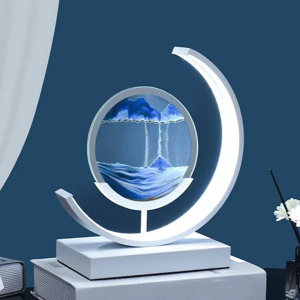 3D Zandschaal Tafellamp - Abyss